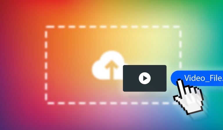 Video file being uploaded