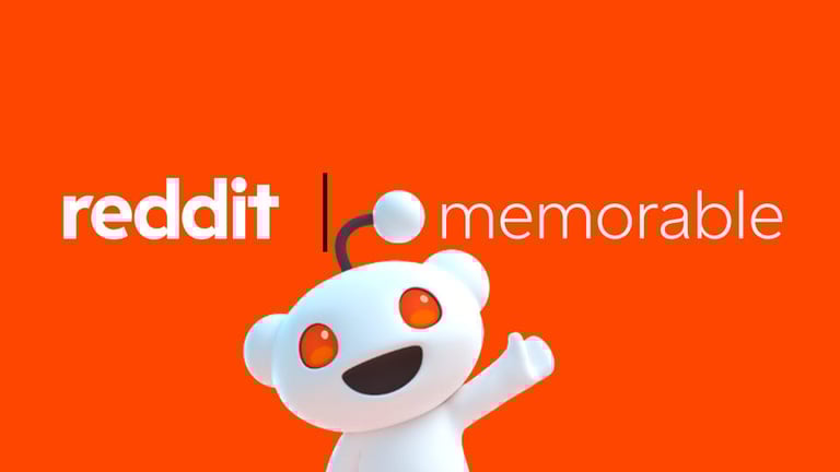 Reddit & Memorable logos