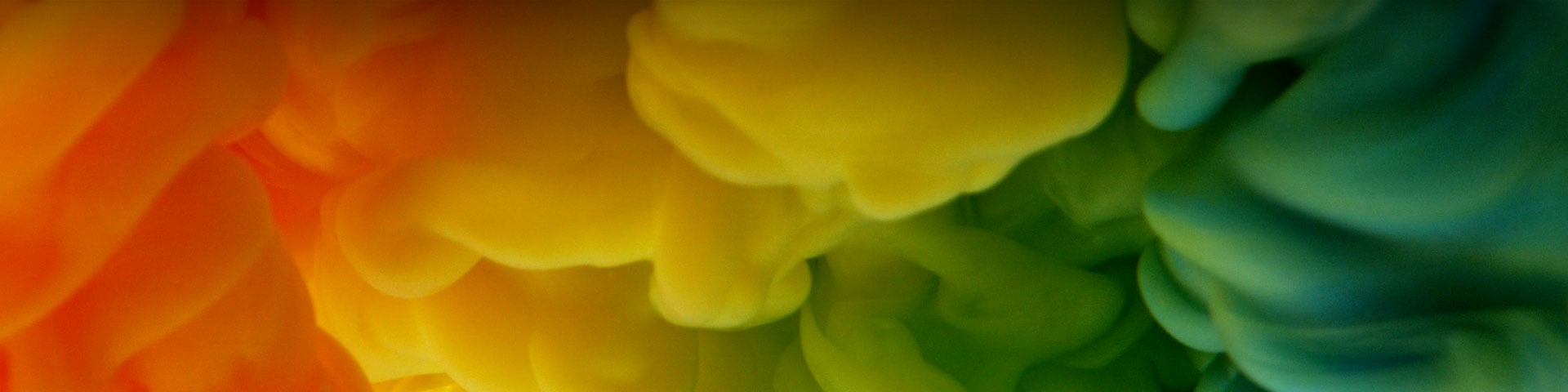 Red, yellow and green clouds