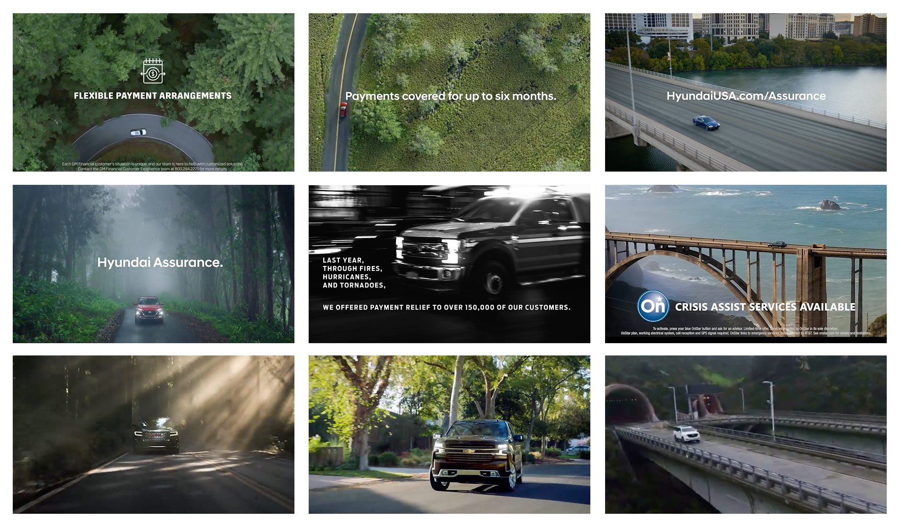 Ford stands out amongst similar auto ads