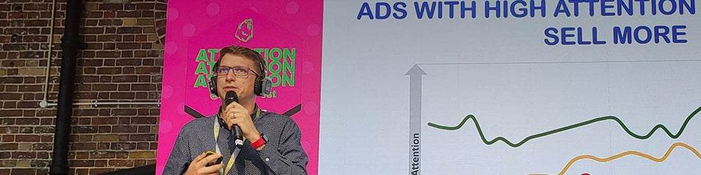 Sorin Patilinet speaking at MAD//Fest 2022