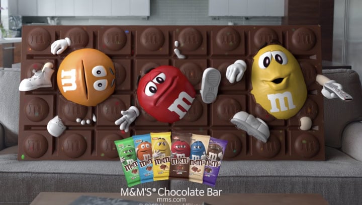 M&Ms Chocolate Bar